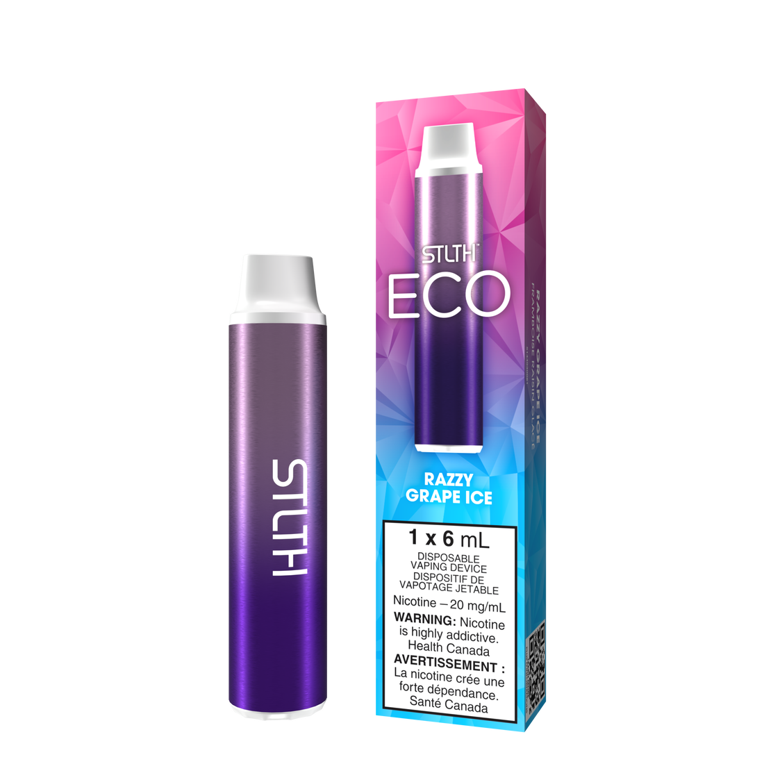 STLTH ECO RAZZY GRAPE ICE