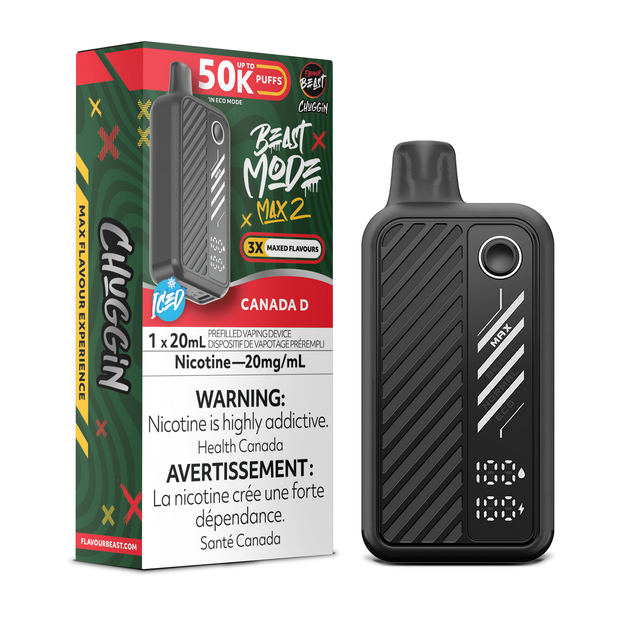 FLAVOUR BEAST MODE MAX 2 CANADA D ICED
