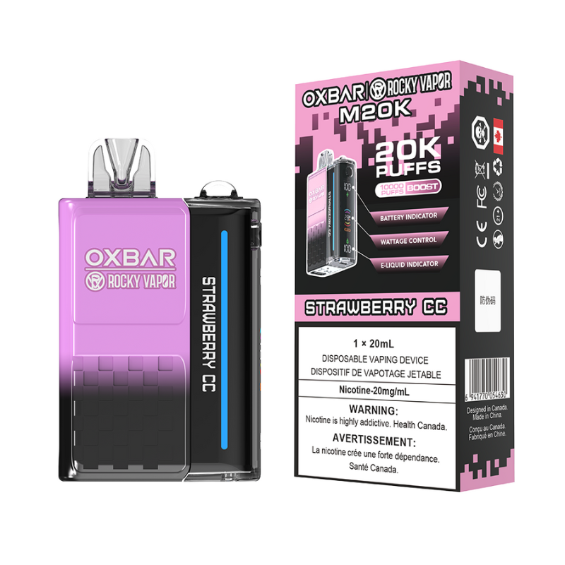ROCKY VAPOR OXBAR M20K STRAWBERRY CC