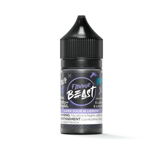 FLAVOUR BEAST LIQUID SUPER SOUR BLUEBERRY ICED 10 MG/30 MIL