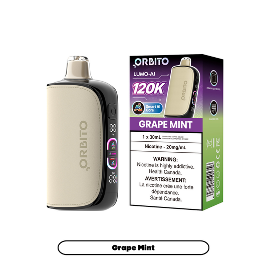 ORBITO LUMO AI 120K 20MG GRAPE MINT
