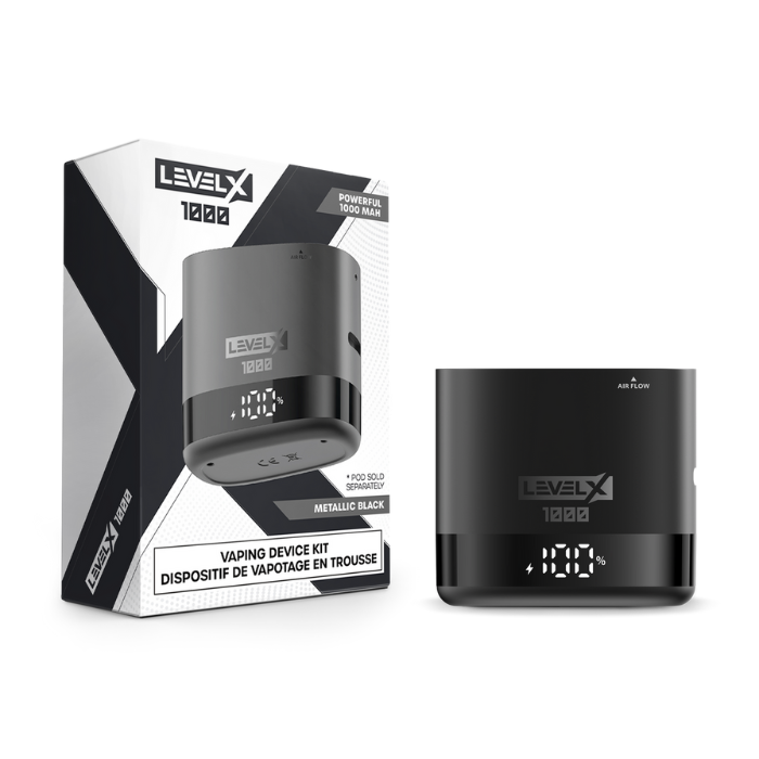 Level X Vaping Device Kit Black (40% Increased Capacity)