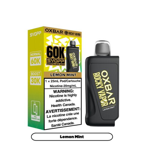 OXBAR PRE-FILLED POD 60K LEMON MINT