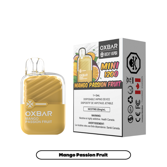 OXBAR MINI 1200 MANGO PASSIONFRUIT