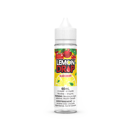 LEMON DROP BLACK CHERRY 60ML 3MG FREEBASE  E- LIQUID