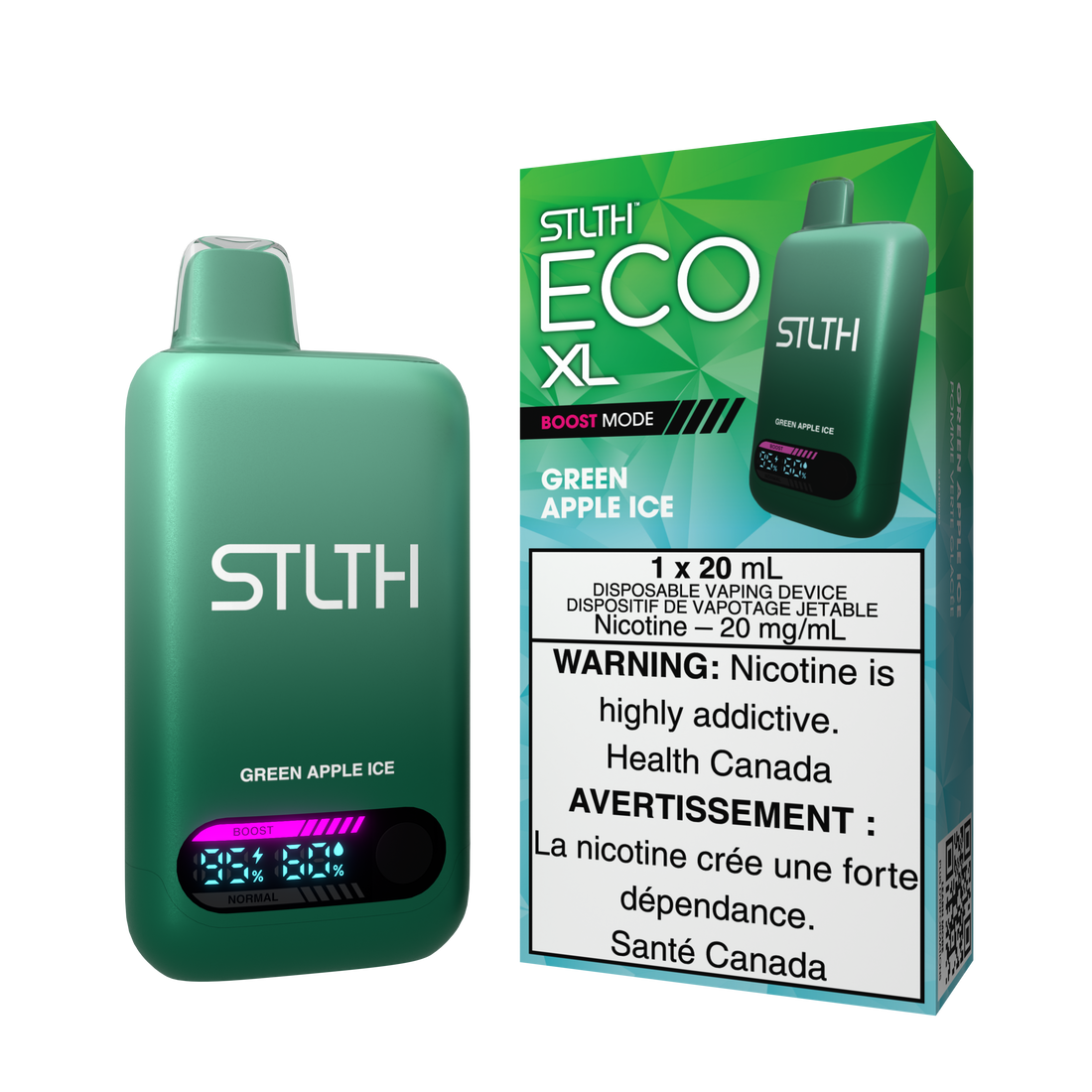 STLTH ECO XL GREEN APPLE ICE