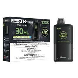 Level X Flavour Beast M30 Starter Kit Series Wild White Grape Iced