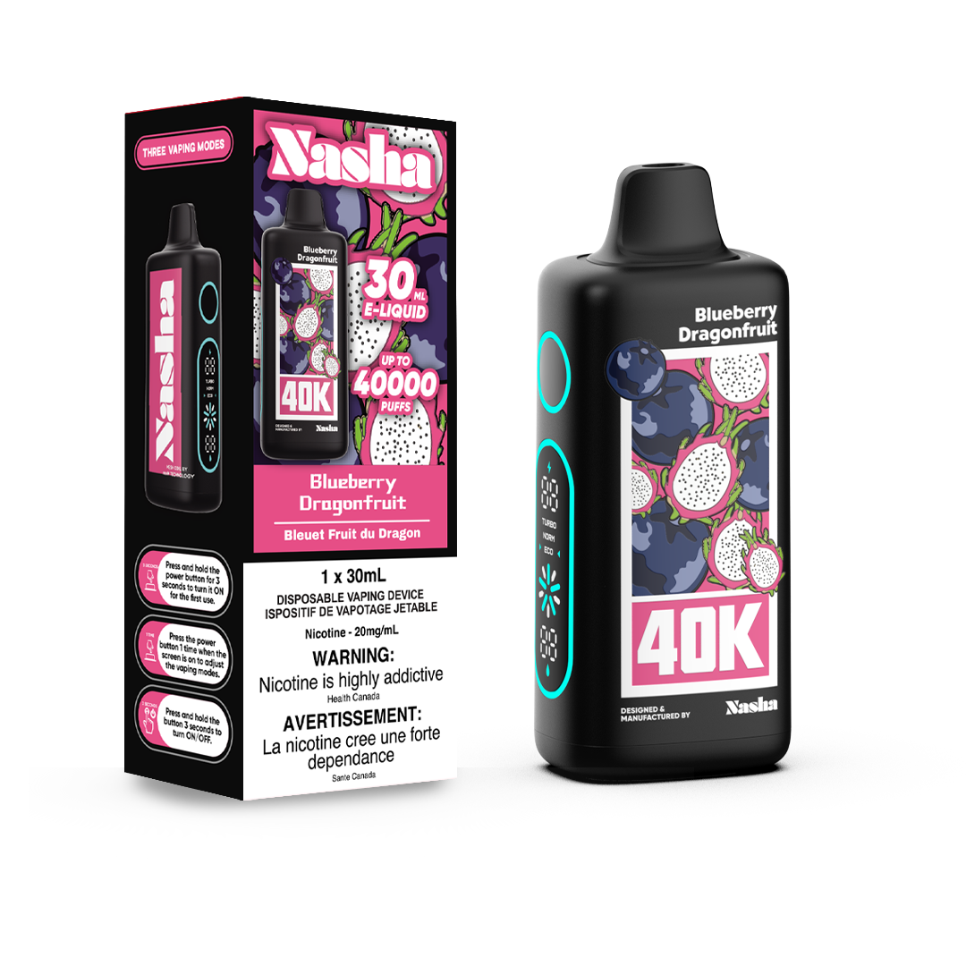 NASHA 40K BLUEBERRY DRAGONFRUIT
