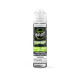 FLAVOUR BEAST E LIQUID FREEBASE GUSTO GREEN APPLE 3MG 60ML