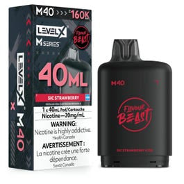 Level X Flavour Beast M40 Series Sic Strawberry Iced