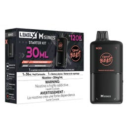 Level X Flavour Beast M30 Starter Kit Series Packin' Peach Berry