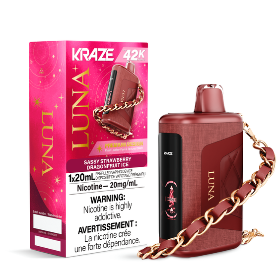 KRAZE LUNA 42K SASSY STRAWBERRY DRAGONFRUIT ICE