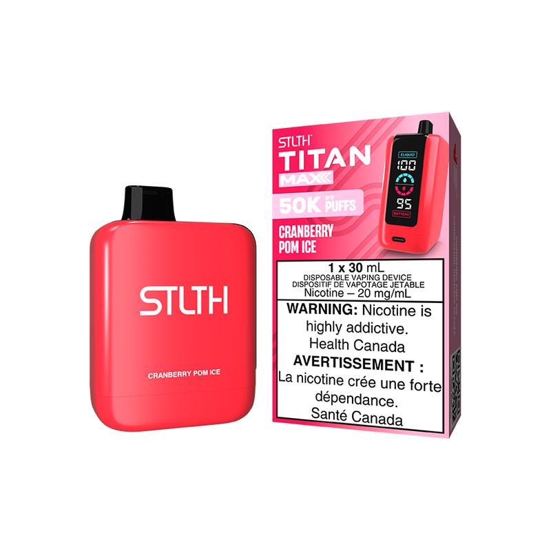 STLTH TITAN MAX 50K CRANBERRY POM ICE