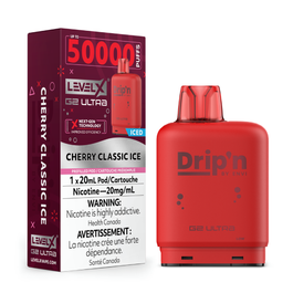 LEVEL X G2 ULTRA DRIP’N 50K POD CHERRY CLASSIC