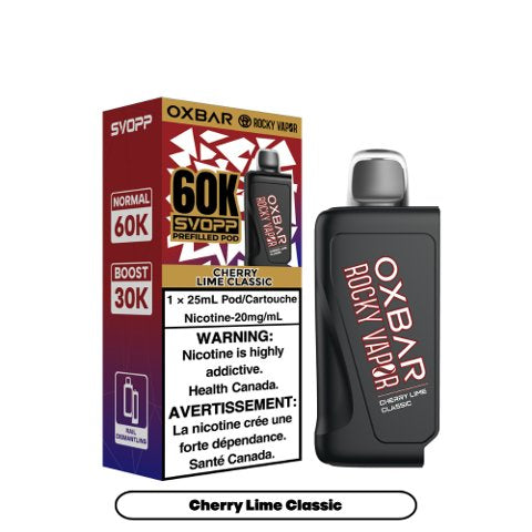 OXBAR PRE-FILLED POD 60K CHERRY LIME CLASSIC