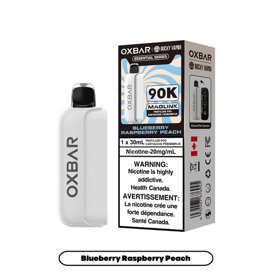 OXBAR MAGLINK 30ML POD BLUEBERRY RASPBERRY PEACH