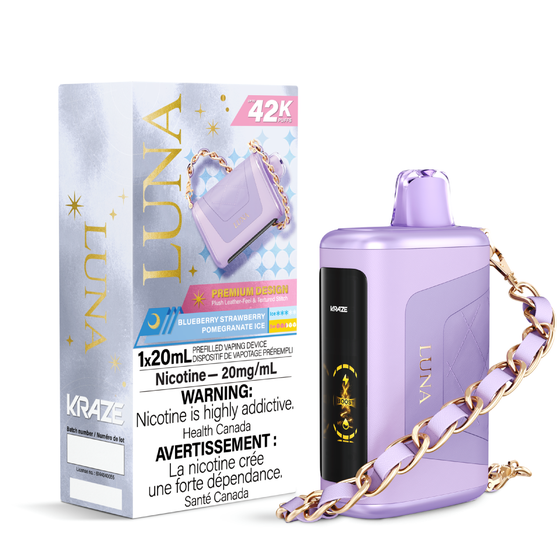 KRAZE LUNA 42K BLUEBERRY STRAWBERRY POMEGRANATE ICE