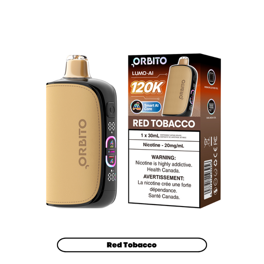 ORBITO LUMO AI 120K 20MG RED TOBACCO