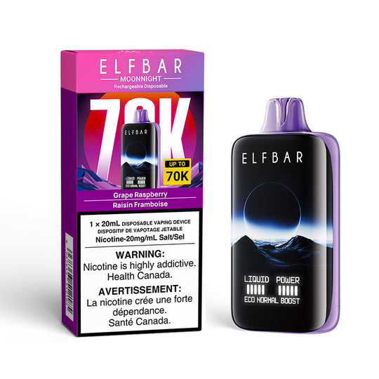 ELFBAR MOONLIGHT 70K GRAPE RASPBERRY