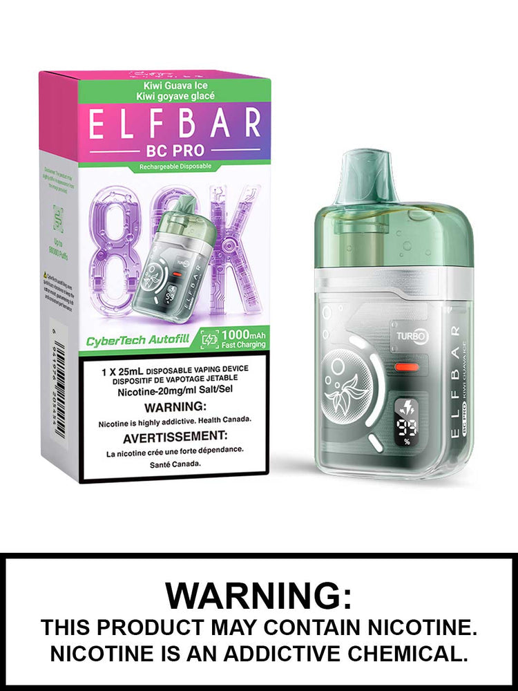 ELF BAR BC PRO 80K KIWI GUAVA ICE