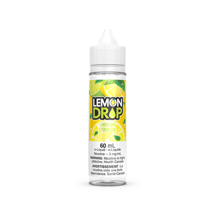 LEMON DROP LEMON LIME 60ML 3MG FREEBASE  E- LIQUID