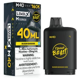 Level X Flavour Beast M40 Series Bussin Banana Iced