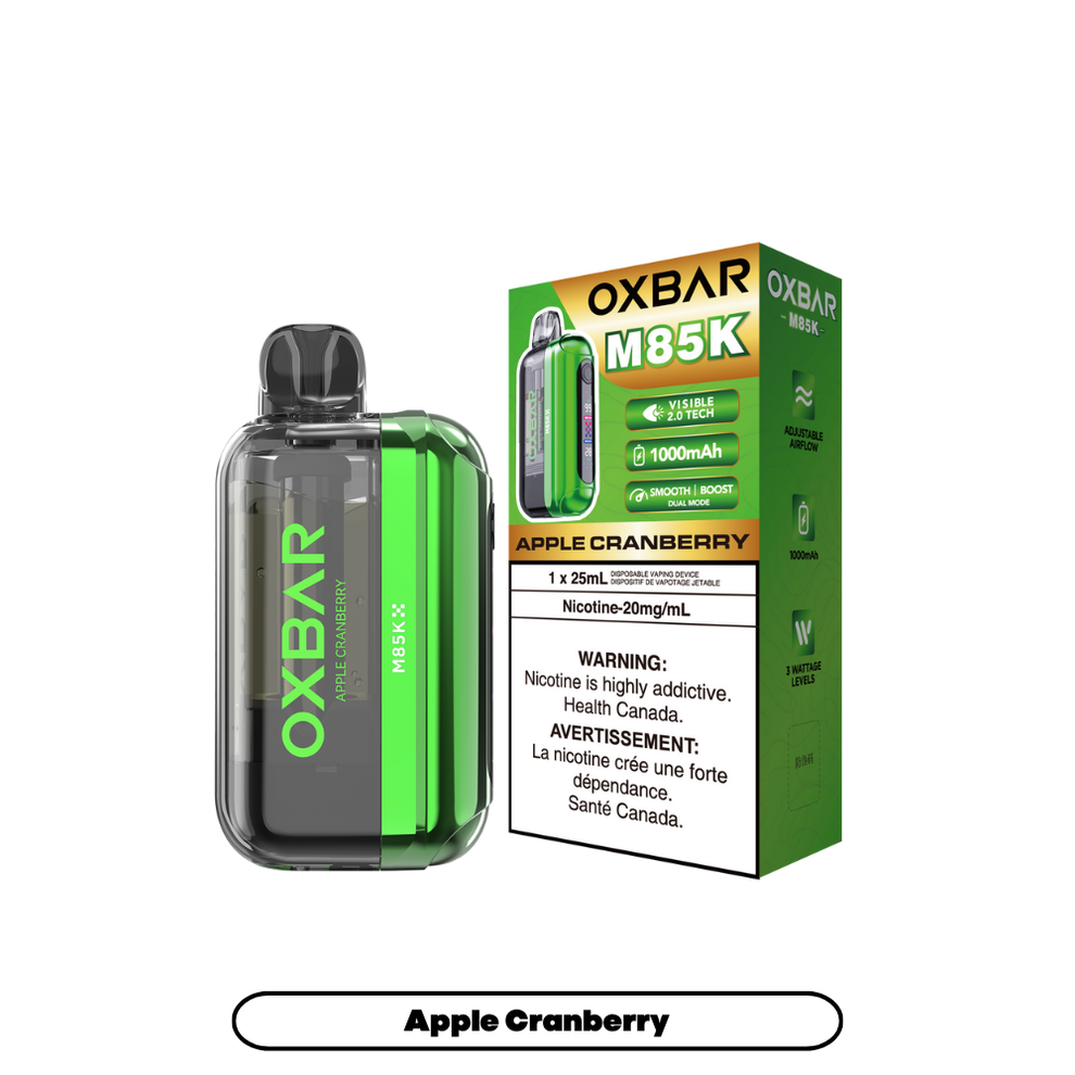 OXBAR M85K PUFF 25mL APPLE CRANBERRY