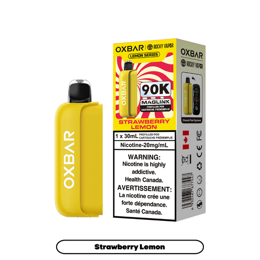OXBAR MAGLINK 30ML POD STRAWBERRY LEMON