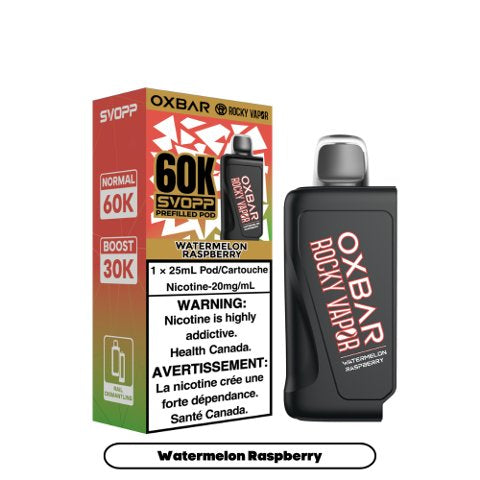 OXBAR PRE-FILLED POD 60K WATERMELON RASPBERRY