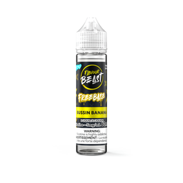 FLAVOUR BEAST E LIQUID FREEBASE BUSSIN BANANA ICED 3MG 60ML