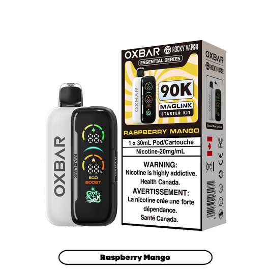 OXBAR MAGLINK 30ML STARTER KIT RASPBERRY MANGO