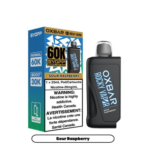 OXBAR PRE-FILLED POD 60K SOUR RASPBERRY
