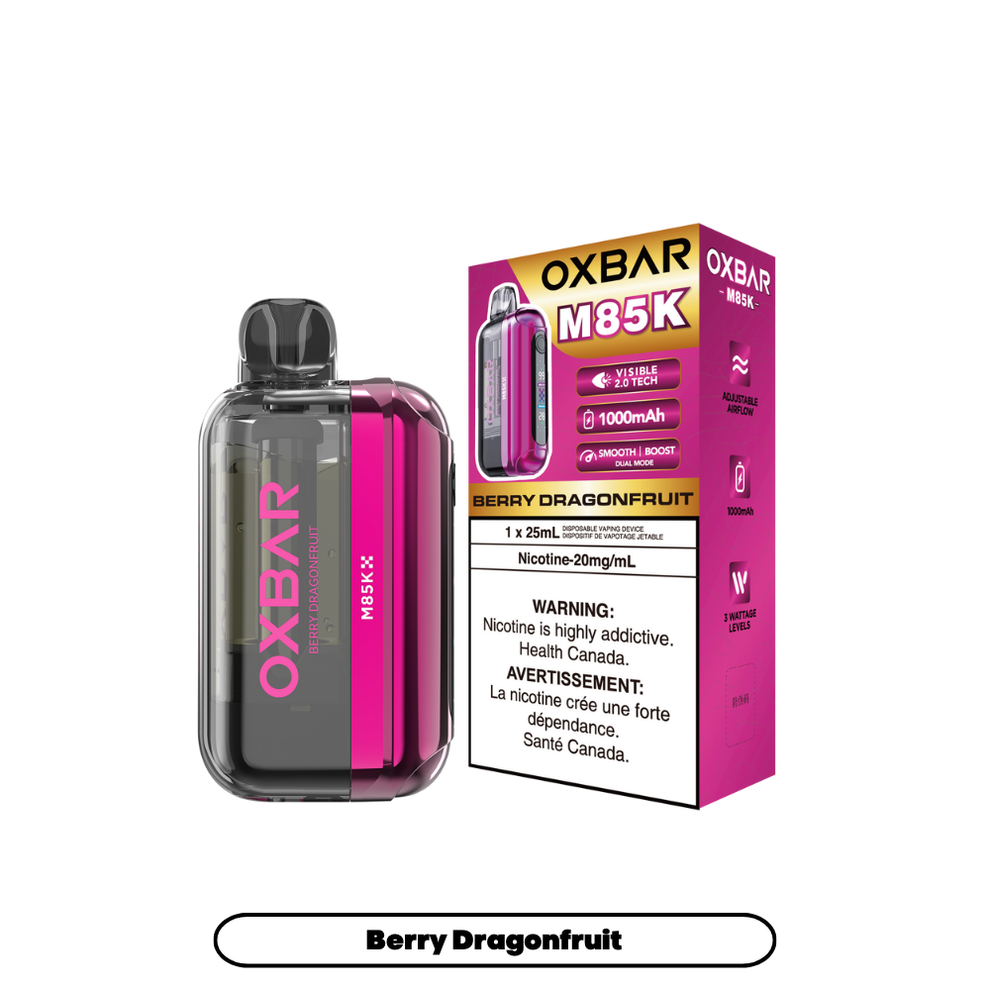 OXBAR M85K PUFF 25mL BERRY DRAGONFRUIT