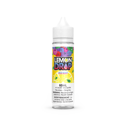 LEMON DROP WILD BERRY 60ML 3MG FREEBASE  E- LIQUID