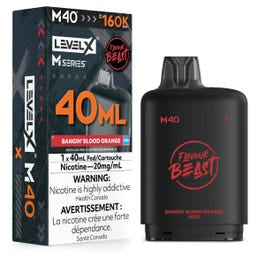 Level X Flavour Beast M40 Series Bangin' Blood Orange Iced