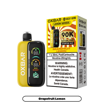 OXBAR MAGLINK 30ML STARTER KIT GRAPEFRUIT LEMON