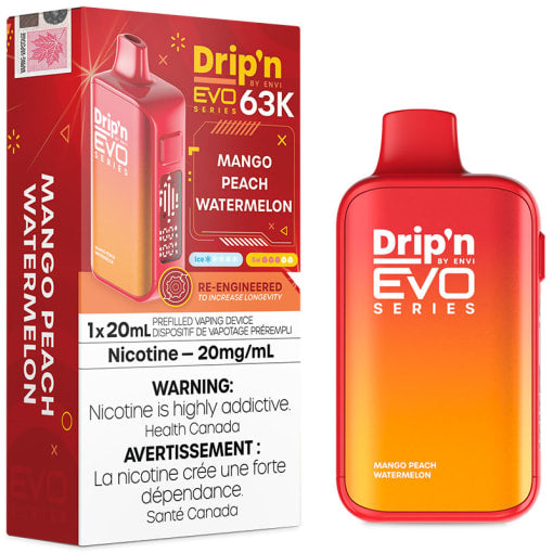 DRIP’N EVO 63K  MANGO PEACH WATERMELON