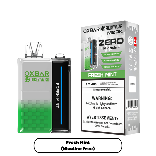 OXBAR M20K (NICOTINE  FREE) FRESH MINT