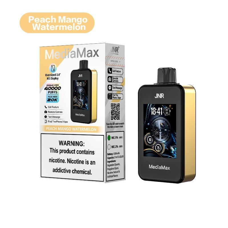 JNR MEDIA MAX 40K PEACH MANGO WATERMELON