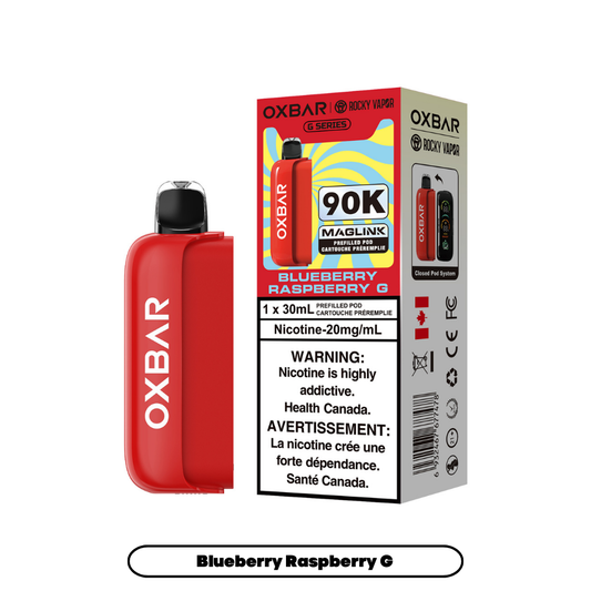 OXBAR MAGLINK 30ML POD BLUEBERRY RASPBERRY G
