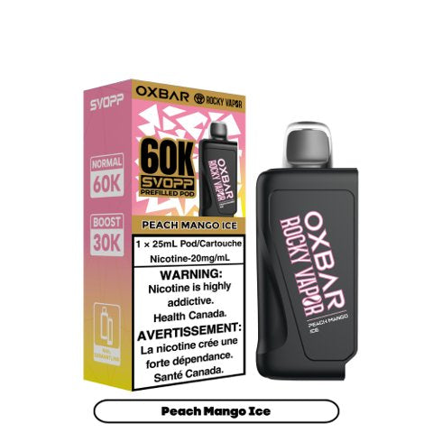 OXBAR PRE-FILLED POD 60K PEACH MANGO ICE