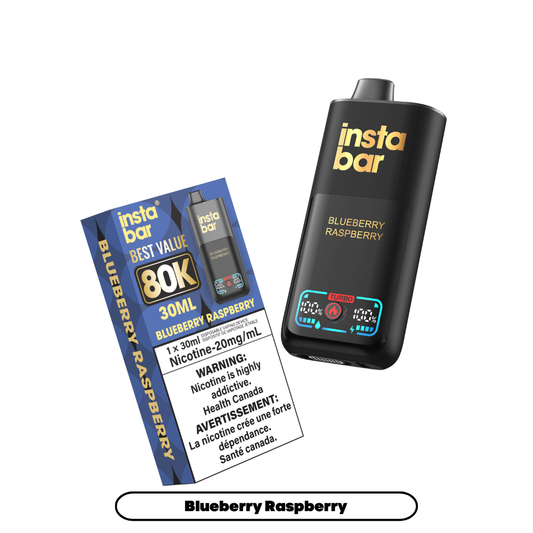 INSTA BAR 80K BLUEBERRY RASPBERRY