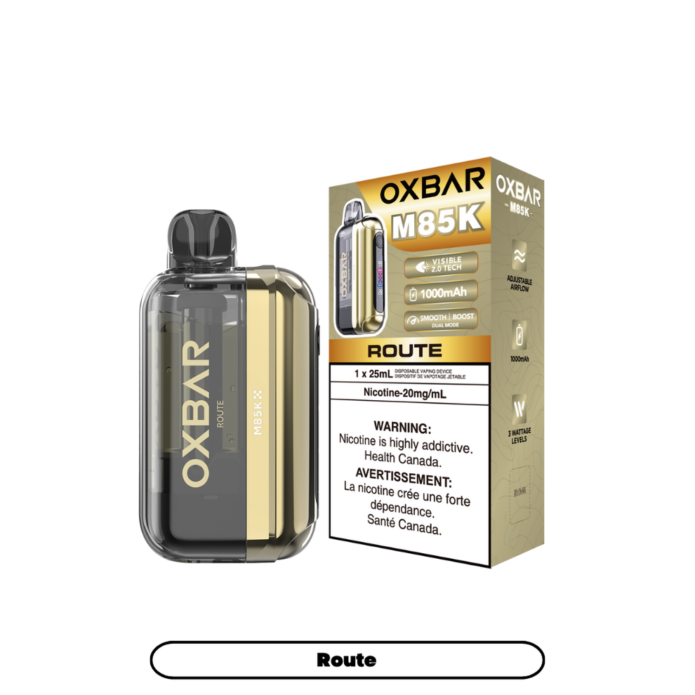 OXBAR M85K PUFF 25mL ROUTE
