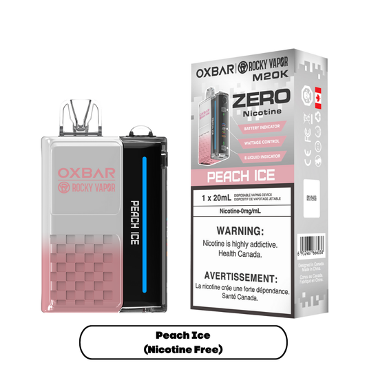 OXBAR M20K (NICOTINE  FREE) PEACH ICE