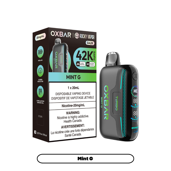 ROCKY VAPOR OXBAR 42K MINT G