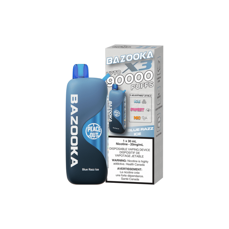 BAZOOKA 30ML BLUE RAZZ ICE