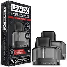 LEVEL X REFILLABLE DUAL POD KIT 5.5ML