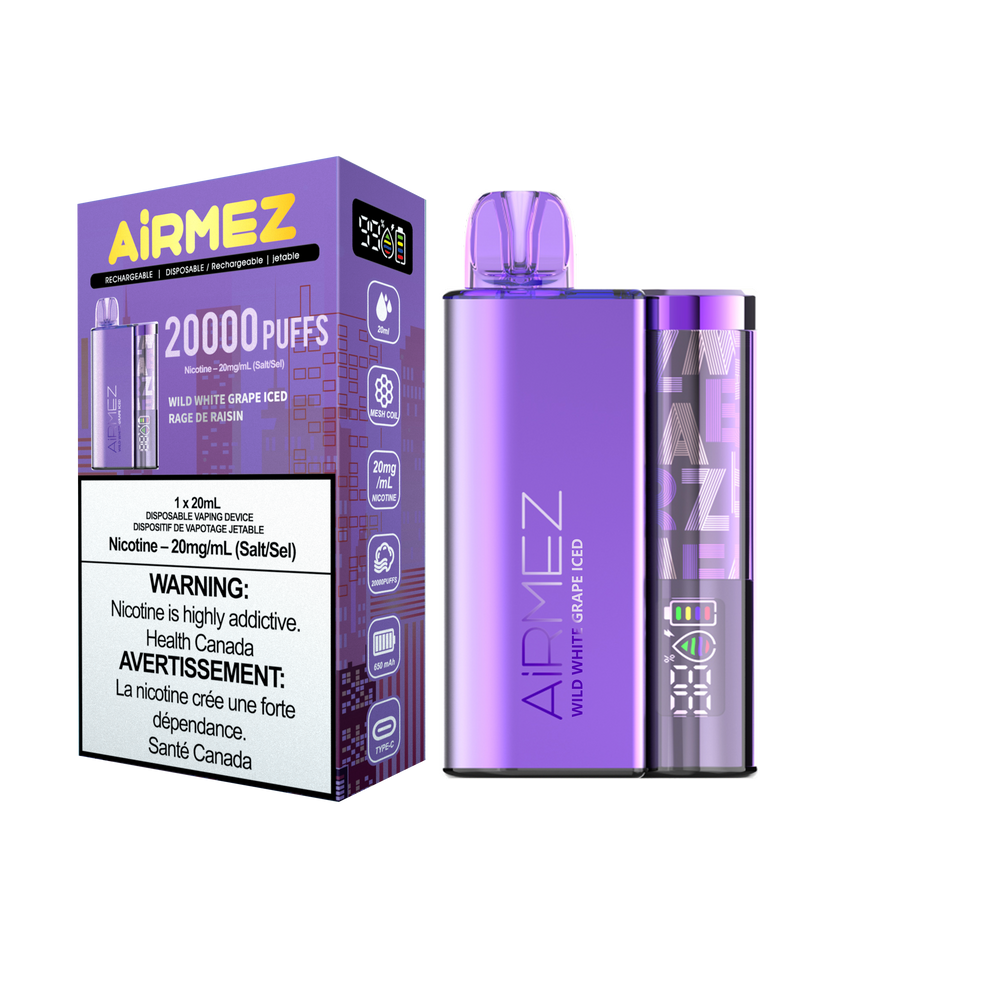 AIRMEZ 20K WILD WHITE GRAPE ICED