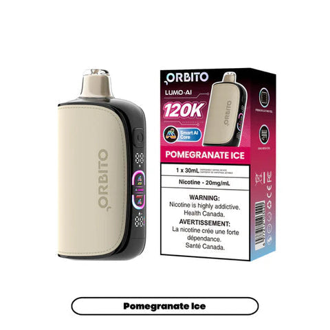 ORBITO LUMO AI 120K 20MG POMEGRANATE ICE