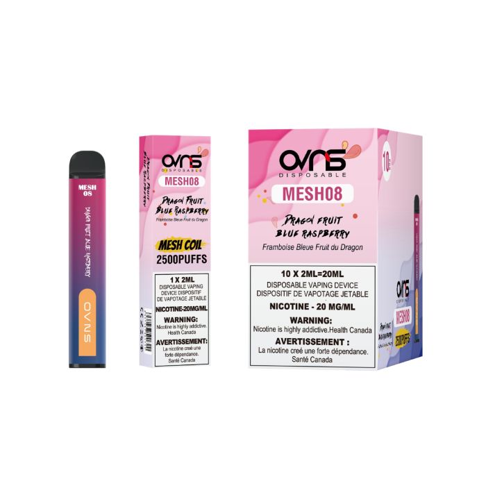 OVNS 2500 2% DRAGONFRUIT BLUE RASPBERRY